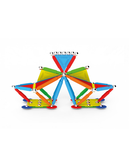 SPM0650,Set de constructie magnetic Supermag Projects Multicolor, 30 piese