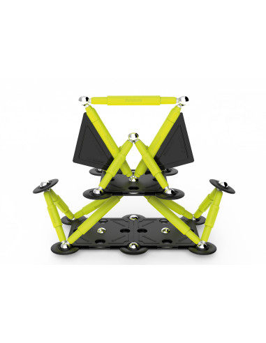 SPM0656,Set de constructie magnetic Supermag Projects Tehnicolor, 50 piese