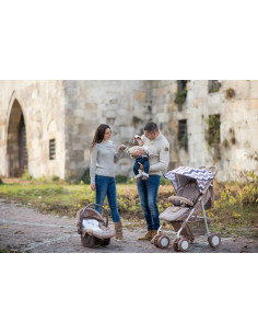 20800932303,Copertina pentru carucior, model universal, protectie solara, Lemon Curry 2