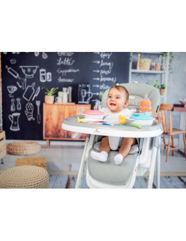 10100372325,Scaun de masa, Party, reglabil, cadru aluminiu, Cool Grey Leather 10100372325,Scaun de masa, Party, reglabil, cadru aluminiu, Cool Grey Leather