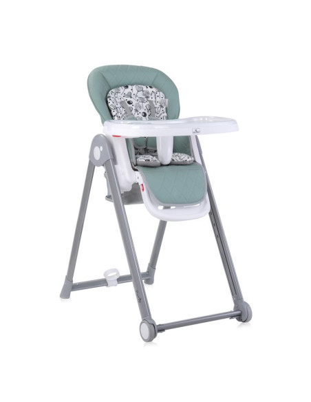 10100372334,Scaun de masa, Party, reglabil, cadru aluminiu, Iceberg Green Leather