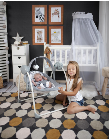 10090062396,Leagan, Portofino, electric si muzical, Peach Beige Stars