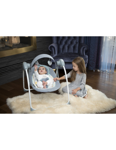 10090062396,Leagan, Portofino, electric si muzical, Peach Beige Stars