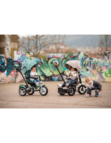 10050342101,Tricicleta Neo Air Wheels, Black & Yellow