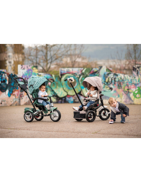 10050342101,Tricicleta Neo Air Wheels, Black & Yellow