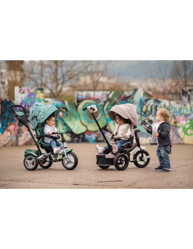 10050342101,Tricicleta Neo Air Wheels, Black & Yellow