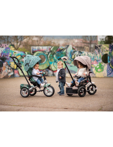 10050342101,Tricicleta Neo Air Wheels, Black & Yellow