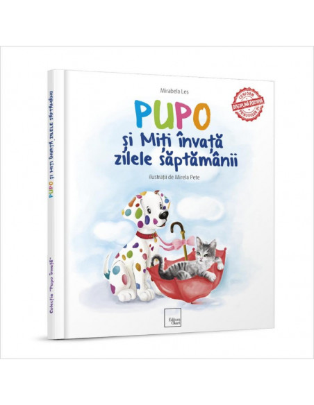 Carte educativa de poezii "Pupo si Miti invata zilele