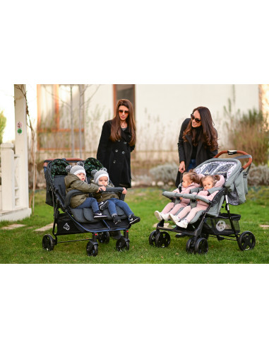 10020072386,Carucior pentru Gemeni Twin, Cool Grey