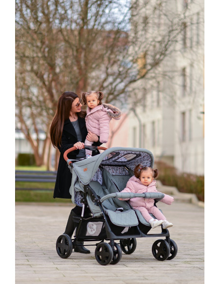 10020072386,Carucior pentru Gemeni Twin, Cool Grey
