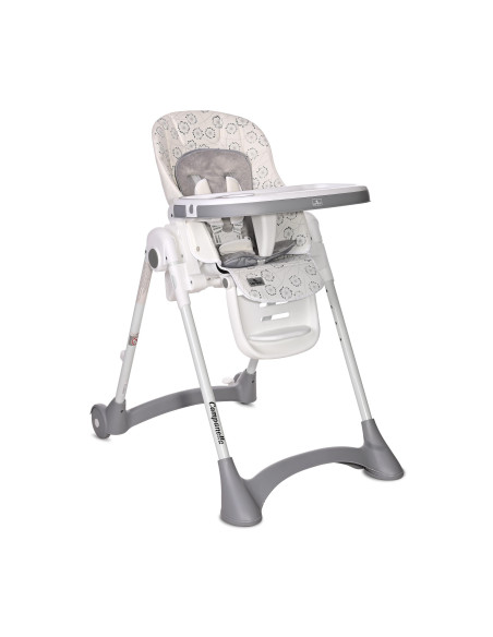 10100412323,Scaun de masa, Campanella, reglabil, 6-36 luni, White Fluff