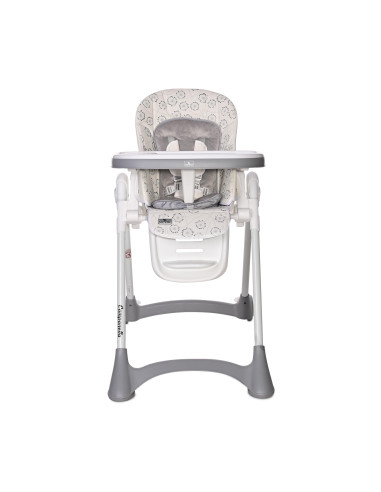 10100412323,Scaun de masa, Campanella, reglabil, 6-36 luni, White Fluff