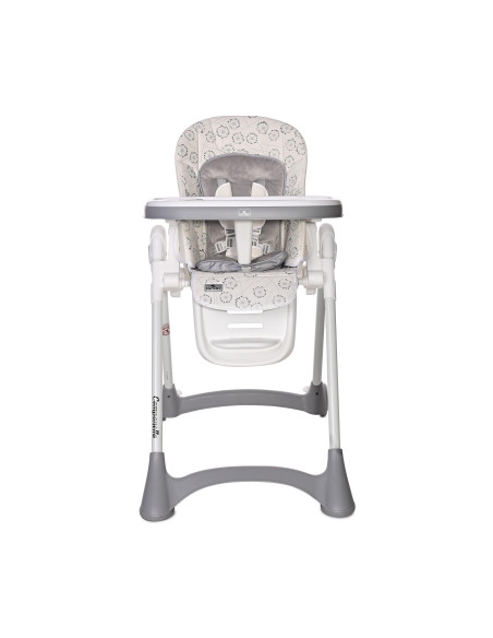 10100412323,Scaun de masa, Campanella, reglabil, 6-36 luni, White Fluff