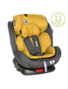 10071452341,Scaun auto Lyra Isofix, rotativ 360 grade, 0-36 kg, Black & Lemon Curry