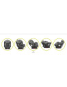 10071452339,Scaun auto Lyra Isofix, rotativ 360 grade, 0-36 kg, Black & Grey