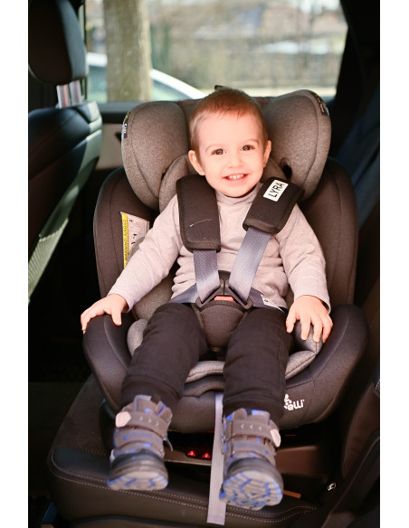 10071452339,Scaun auto Lyra Isofix, rotativ 360 grade, 0-36 kg, Black & Grey