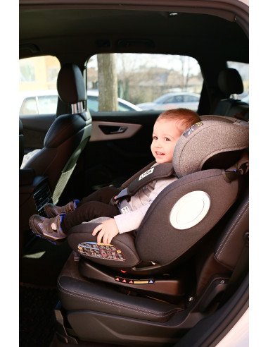 10071452339,Scaun auto Lyra Isofix, rotativ 360 grade, 0-36 kg, Black & Grey