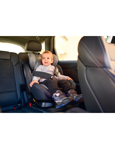 10071452339,Scaun auto Lyra Isofix, rotativ 360 grade, 0-36 kg, Black & Grey