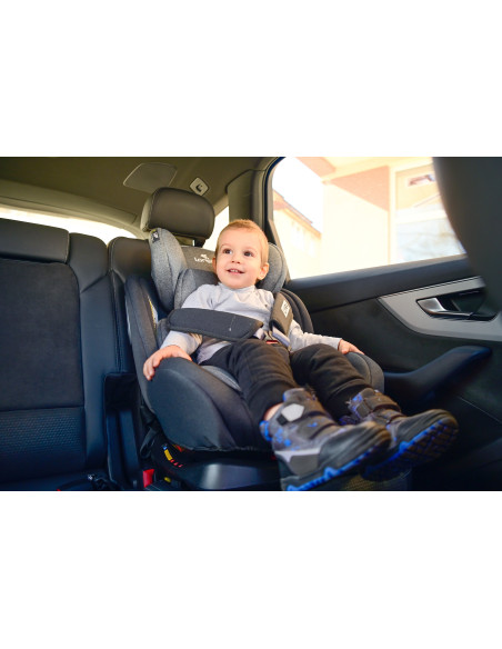 10071452339,Scaun auto Lyra Isofix, rotativ 360 grade, 0-36 kg, Black & Grey