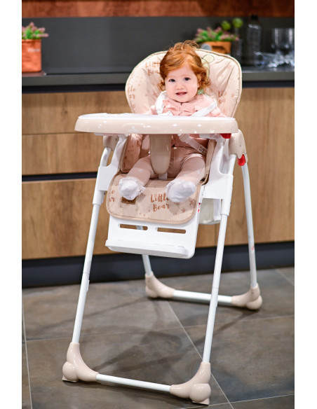 10100452315,Scaun de masa Dulce, White Teddy Bear