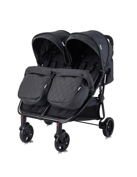 10021542305,Carucior pentru gemeni Duo, Black