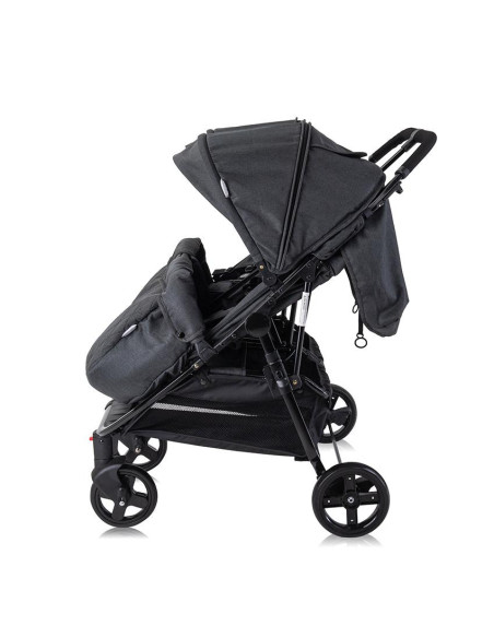 10021542305,Carucior pentru gemeni Duo, Black