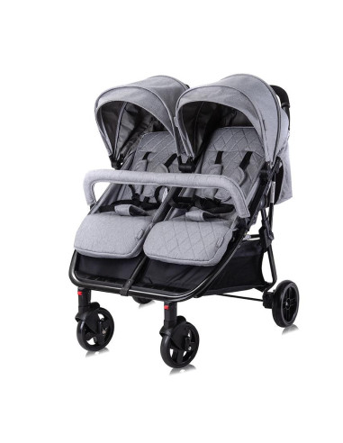 10021542386,Carucior pentru gemeni Duo, Cool Grey
