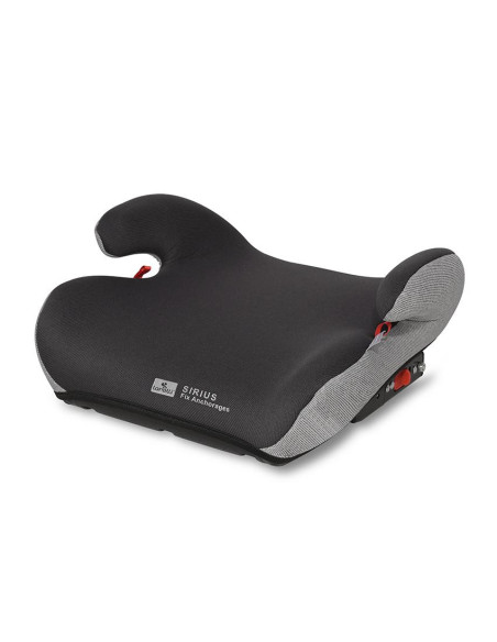 10071472305,Inaltator auto Sirius Fix, 22-36 Kg, sistem Isofix, Black