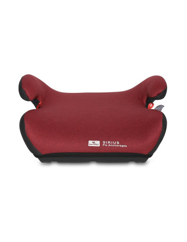 10071472358,Inaltator auto Sirius Fix, 22-36 Kg, sistem Isofix, Red