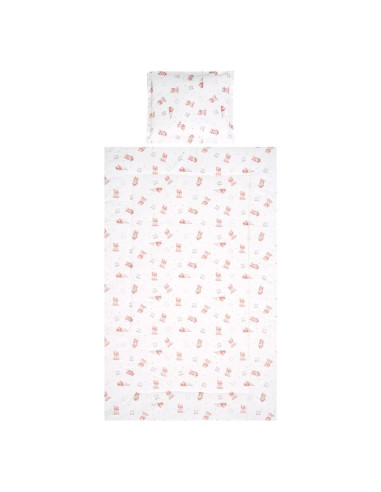 10420016101,Set lenjerie pat 3 piese, bumbac ranforce, Cosy, Bears & Piollws Beige