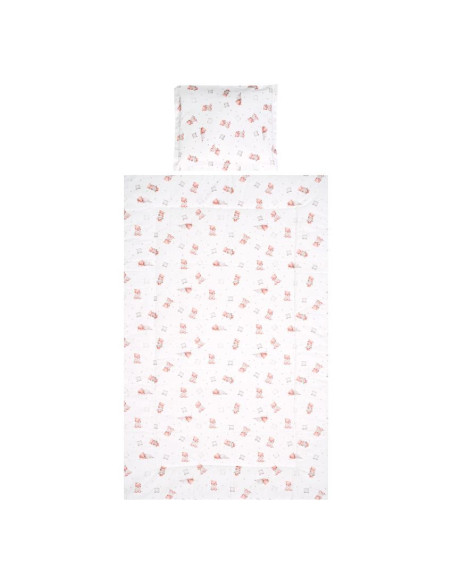 10420016101,Set lenjerie pat 3 piese, bumbac ranforce, Cosy, Bears & Piollws Beige