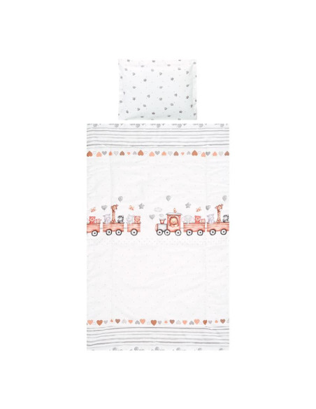 10420016001,Set lenjerie pat 3 piese, bumbac ranforce, Cosy, Grey Train