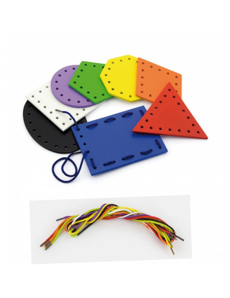 Set de cusut - forme geometrice din lemn, Viga,50538