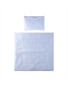20801145901,Set lenjerie pat 5 piese, bumbac ranforce, Eva, Little Bear Blue 2