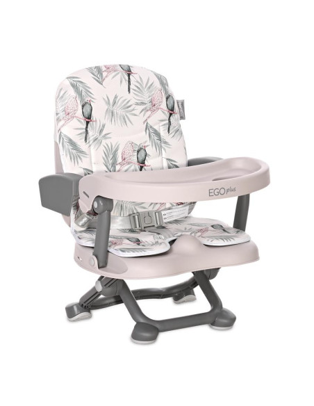 10100502322,Scaun de masa, Ego Plus, Booster, pliabil si reglabil, Grey Parrots