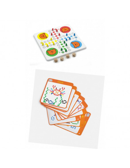 Joc Ludo si Set de creatie cu margele, Viga,59990