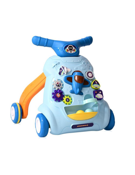 10050620001,Antemergator multifunctional, cu centru de activitati, Space, Blue