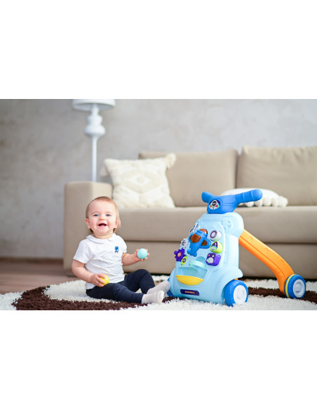 10050620001,Antemergator multifunctional, cu centru de activitati, Space, Blue