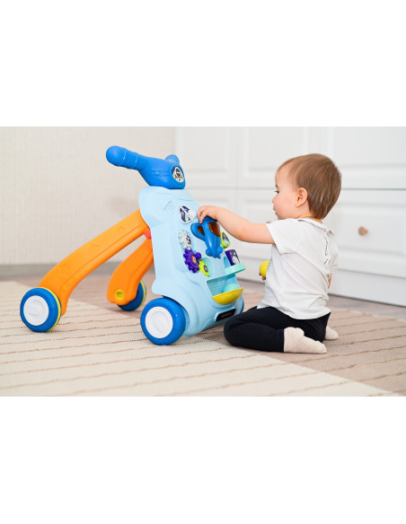 10050620001,Antemergator multifunctional, cu centru de activitati, Space, Blue