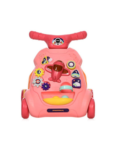 10050620002,Antemergator multifunctional, cu centru de activitati, Space, Pink