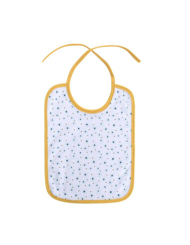 10260210002,Set 7 bavete, bumbac ambele fete, 20x25,5 cm, inchidere cu snur, Blue 10260210002,Set 7 bavete, bumbac ambele fete, 20x25,5 cm, inchidere cu snur, Blue