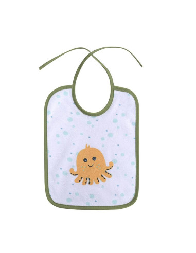 10260210002,Set 7 bavete, bumbac ambele fete, 20x25,5 cm, inchidere cu snur, Blue 10260210002,Set 7 bavete, bumbac ambele fete, 20x25,5 cm, inchidere cu snur, Blue