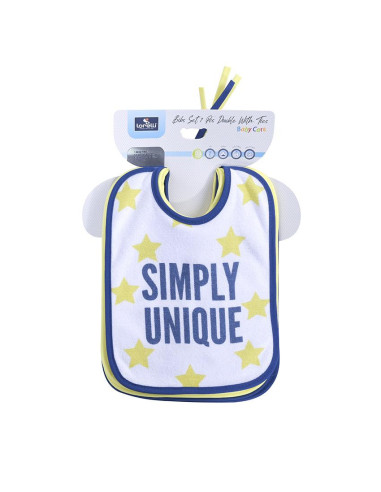 10260210001,Set 7 bavete, bumbac ambele fete, 20x25,5 cm, inchidere cu snur, Imprimeuri Colorate 10260210001,Set 7 bavete, bumbac ambele fete, 20x25,5 cm, inchidere cu snur, Imprimeuri Colorate