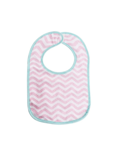 10260240003,Set 7 bavete, bumbac si peva, 30x19 cm, inchidere cu banda velcro, Pink 10260240003,Set 7 bavete, bumbac si peva, 30x19 cm, inchidere cu banda velcro, Pink