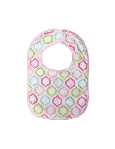 10260240003,Set 7 bavete, bumbac si peva, 30x19 cm, inchidere cu banda velcro, Pink 10260240003,Set 7 bavete, bumbac si peva, 30x19 cm, inchidere cu banda velcro, Pink