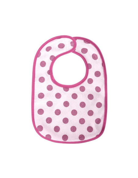 10260240003,Set 7 bavete, bumbac si peva, 30x19 cm, inchidere cu banda velcro, Pink 10260240003,Set 7 bavete, bumbac si peva, 30x19 cm, inchidere cu banda velcro, Pink