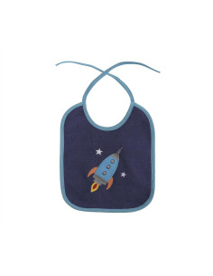 10260200002,Set 7 bavete, bumbac, 23x20 cm, inchidere cu snur, Blue 2