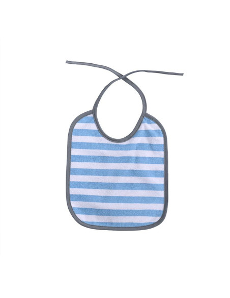 10260200002,Set 7 bavete, bumbac, 23x20 cm, inchidere cu snur, Blue 10260200002,Set 7 bavete, bumbac, 23x20 cm, inchidere cu snur, Blue