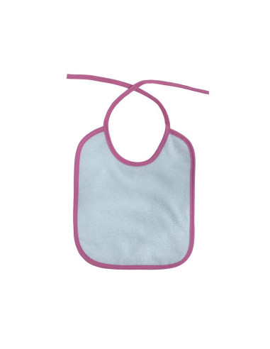 10260200003,Set 7 bavete, bumbac, 23x20 cm, inchidere cu snur, Pink 10260200003,Set 7 bavete, bumbac, 23x20 cm, inchidere cu snur, Pink