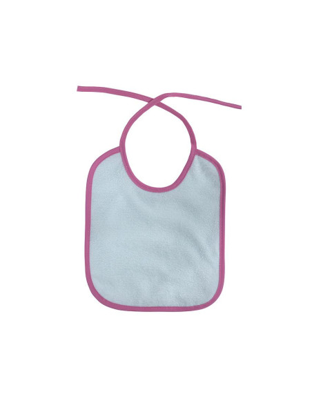 10260200003,Set 7 bavete, bumbac, 23x20 cm, inchidere cu snur, Pink 10260200003,Set 7 bavete, bumbac, 23x20 cm, inchidere cu snur, Pink